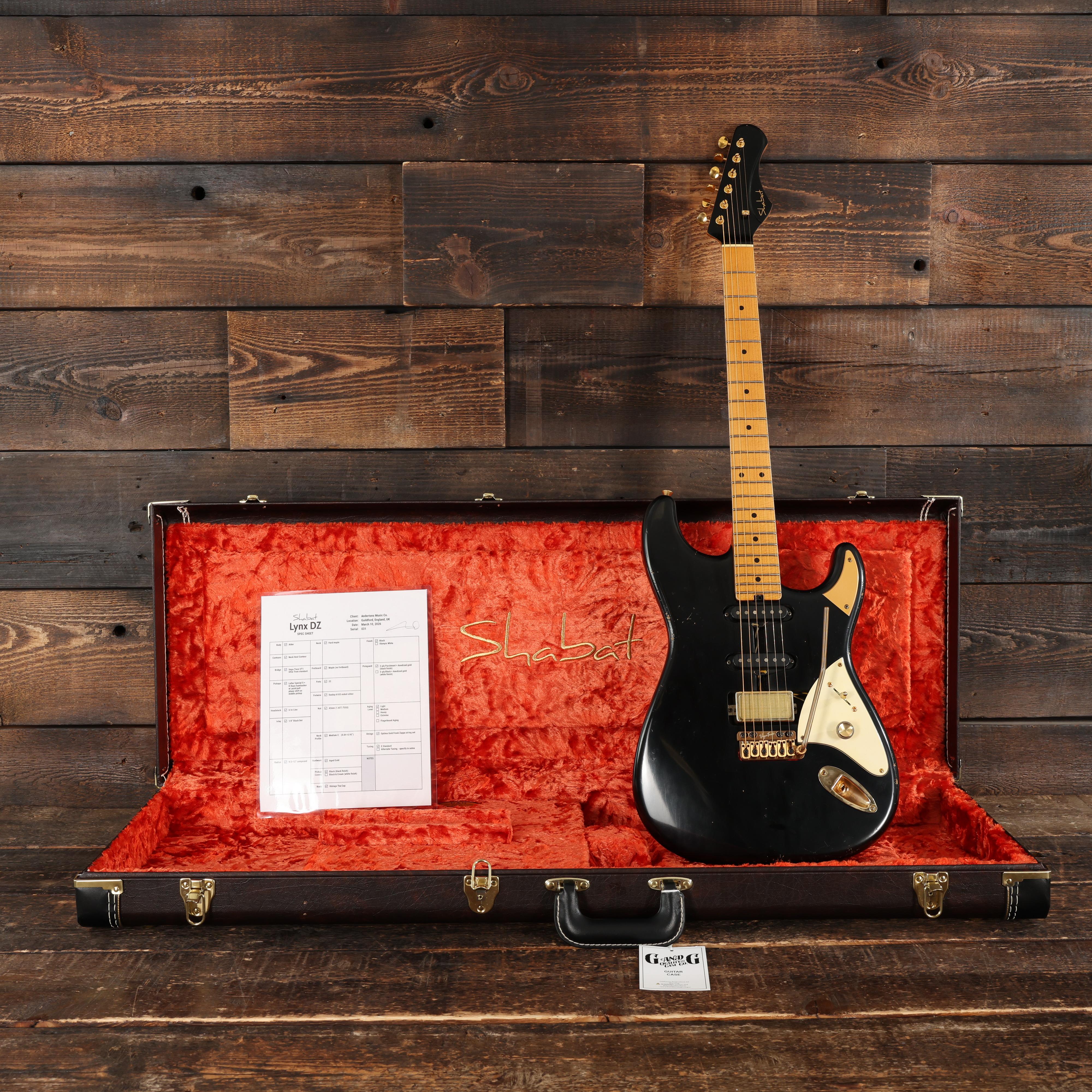 Shabat Guitars Lynx DZ Dweezil Zappa Signature Electric Guitar in